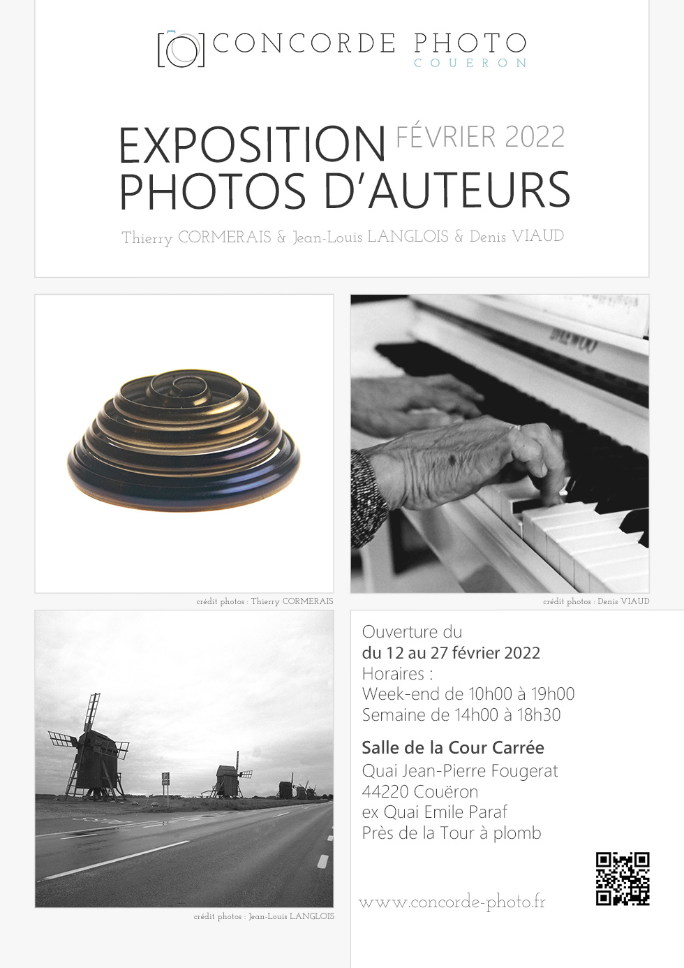 Affiche : Exposition auteurs 2022